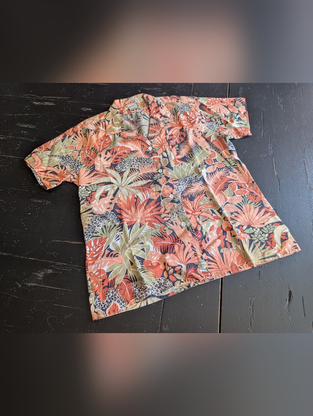 Vintage 70s 80s M/L Britannia Sportswear Tropical Men's Shirt Gorpcore Resort